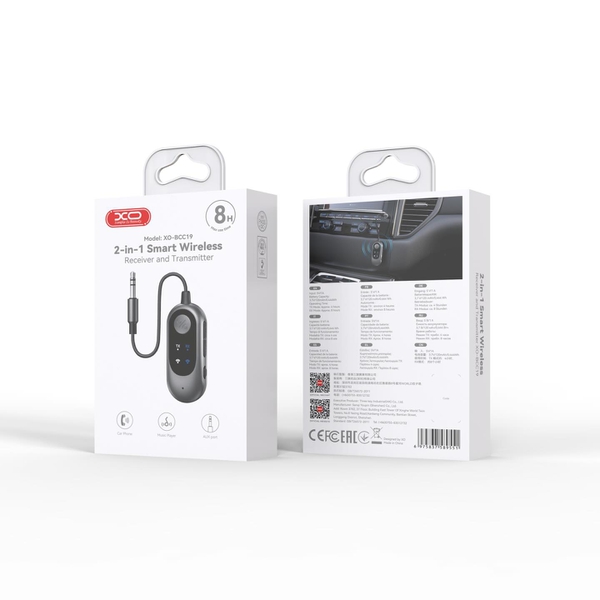 Bộ thu phát Bluetooth XO BCC19 phiên bản 6.0 – Kết nối không dây siêu tốc cho ô tô và loa