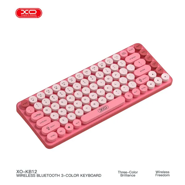Bàn phím bluetooth XO KB12 chế độ kép 85 phím thiết kế hiện đại đa sắc màu