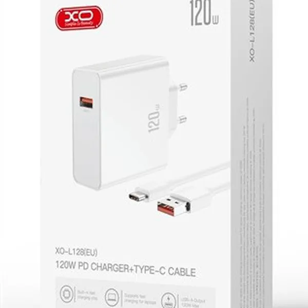 Bộ Sạc Chính Hãng XO L128, Sạc Nhanh 120W, Tương Thích Oppo, Vivo, Xiaomi