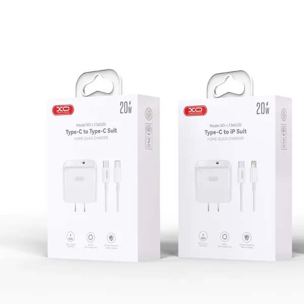 Bộ Sạc Điện Thoại XO L136 Công Suất 20W Sạc Cực Nhanh, Đỉnh Cao Công Nghệ