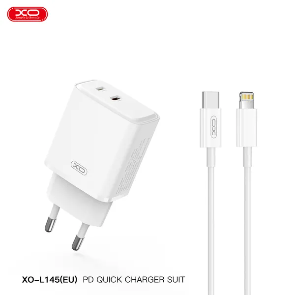 Bộ Sạc Chính Hãng XO L145 - Sạc Nhanh 20W, Nhỏ Gọn, Sức Mạnh Bất Ngờ