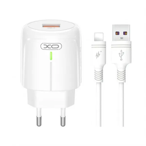 Bộ Sạc XO L112 QC 18W - Sạc Nhanh Đỉnh Cao, Tiện Lợi Mọi Lúc, Bộ Sạc Kèm Dây Lighting/Micro/Type C