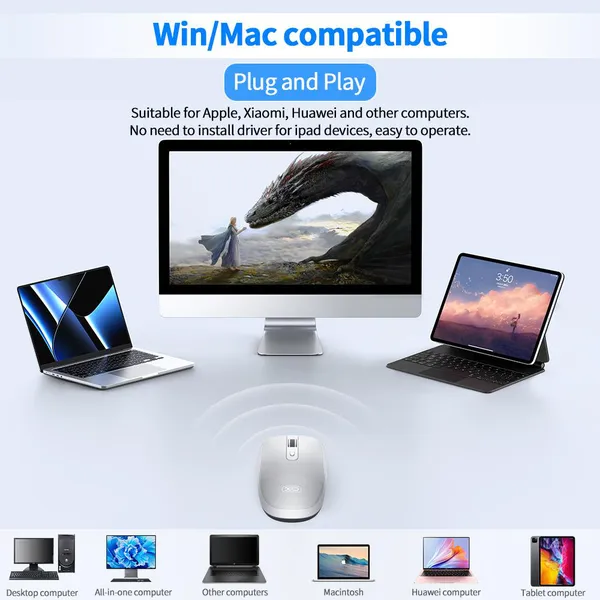 Chuột Không Dây (Sử Dụng Pin AA) XO M11 - Chuột Không Dây Cho Văn Phòng