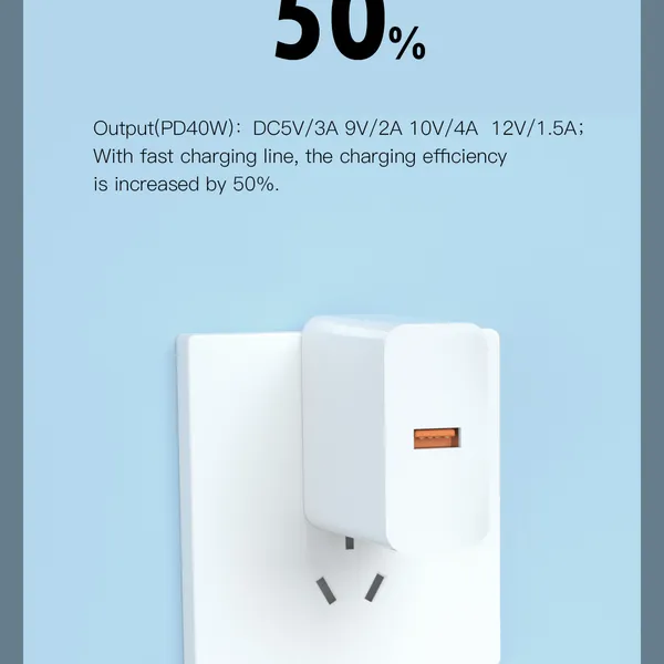 Đầu Sạc Nhanh 40W 1 Cổng USB XO L66 - Sạc Đa Năng, Chính Hãng