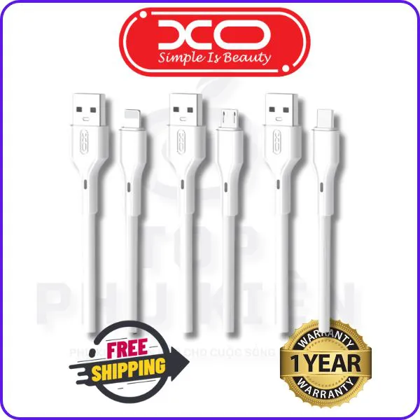 Dây Sạc Điện Thoại XO NB230, Cáp Sạc Nhanh, Truyền Dữ Liệu Hiệu Quả, Bền Bỉ