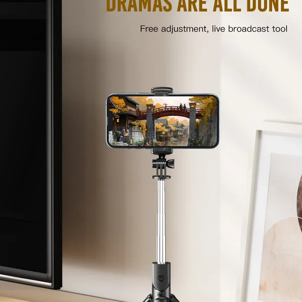 Gậy Chụp Ảnh Bluetooth XO SS09 – Chụp Ảnh Chuyên Nghiệp, Tiện Lợi Với Điều Khiển Từ Xa