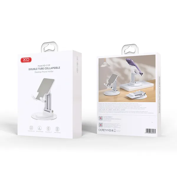 Giá Đỡ Điện Thoại XO C139, Thiết Kế Nhỏ Gọn, Xoay 360 Độ