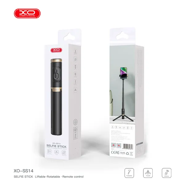 Gậy Chụp Ảnh XO SS14, Kiêm Giá Đỡ Điện Thoại, Có Remote Điều Khiển 