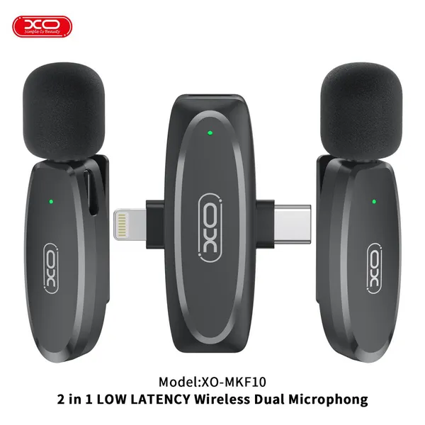 Micro Thu Âm Không Dây XO MKF10 2in1 – Sự Lựa Chọn Hoàn Hảo Cho Thu Âm Chuyên Nghiệp - Micro Thu Âm Chuyên Nghiệp