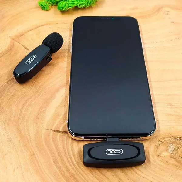 MIC Thu Âm Không Dây XO MKF08 – Đỉnh Cao Công Nghệ Thu Âm Chuyên Nghiệp, Microphone Cài Áo Chân Type C / Lighting