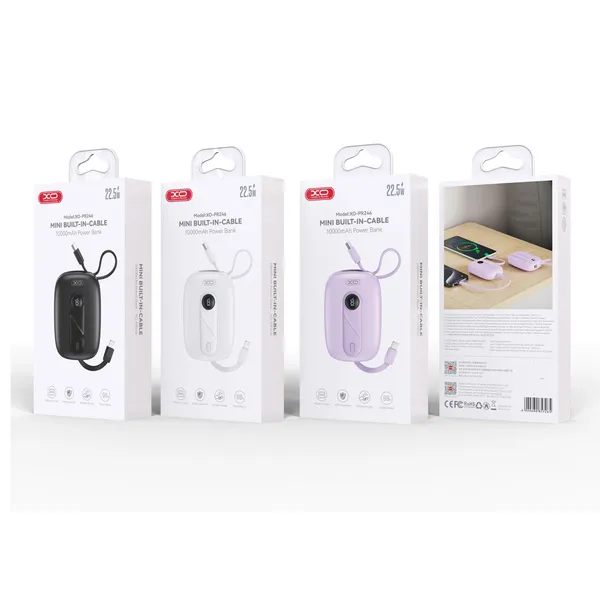 Pin Sạc Dự Phòng XO PR246 – Đột Phá Với Công Nghệ PD22.5W Và Màn Hình LED, Dung Lượng 10.000mAh
