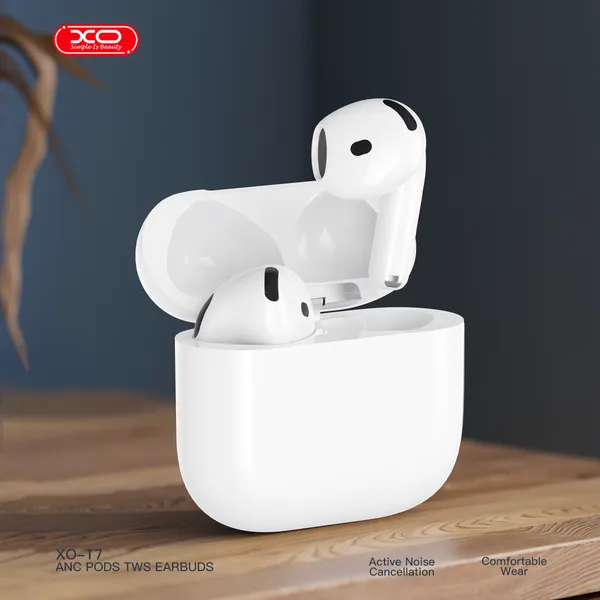 Tai Nghe Airpod Chống Ồn XO T7 ANC Pods: Âm Thanh Sống Động, Kết Nối Ổn Định, Pin Bền Bỉ