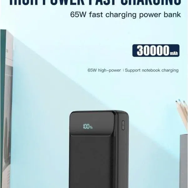 Pin Dự Phòng PD65W XO PR201 - Dung Lượng 30.000mAh, Sạc Nhanh Đỉnh Cao, Cục Sạc Dự Phòng Dung Lượng Cao
