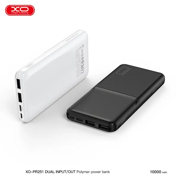 Sạc Dự Phòng XO PR251 - Nguồn Năng Lượng Bền Bỉ, Đồng Hành Mọi Lúc. Pin Dự Phòng Dung Lượng 10.000 mAh