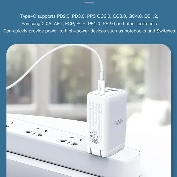 Đầu Sạc Điện Thoại XO CE03 – Giải Pháp Sạc Nhanh Toàn Diện Cho Mọi Thiết Bị