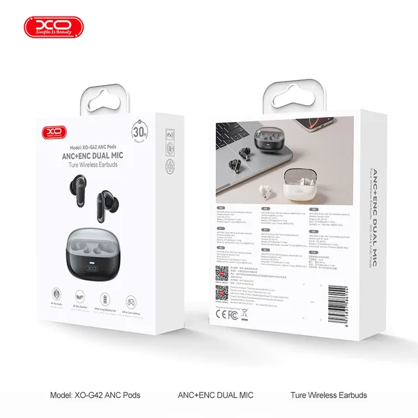 Tai nghe bluetooth XO G42 chống ồn ANC và ENC công nghệ âm thanh HD vượt trội