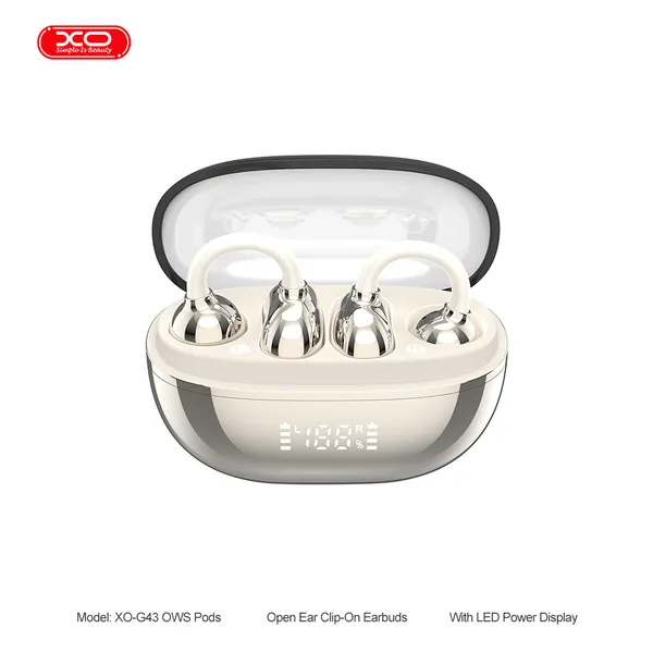 Tai nghe Bluetooth XO G43 ANC thiết kế trong suốt mạ điện âm thanh đỉnh cao