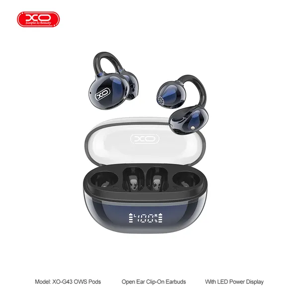 Tai nghe Bluetooth XO G43 ANC thiết kế trong suốt mạ điện âm thanh đỉnh cao