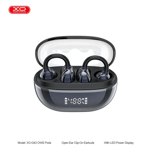 Tai nghe Bluetooth XO G43 ANC thiết kế trong suốt mạ điện âm thanh đỉnh cao
