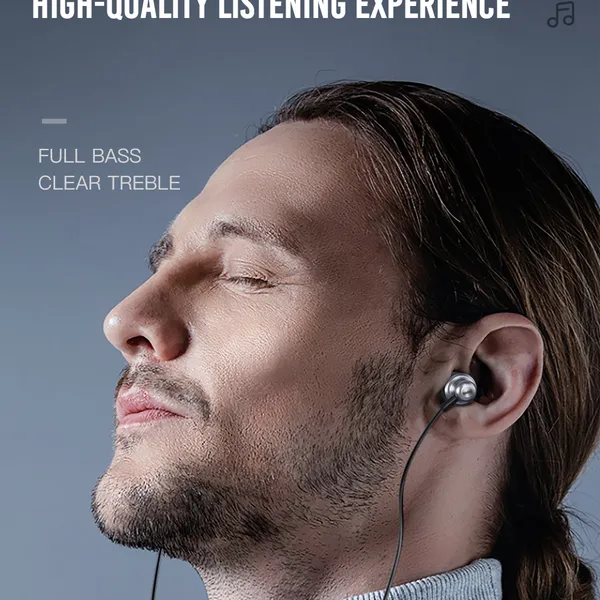 Tai Nghe Liền Dây XO EP38 Jack 3.5mm - Âm Thanh Sống Động, Bass Lớn, Hàng Chính Hãng