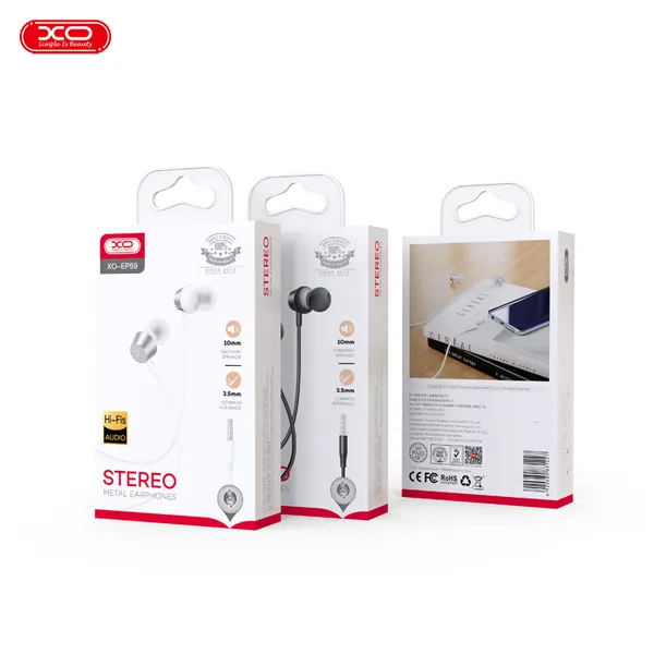 Cắm Vào Là Biến Hình Ngay Thành Iron Man Với Tai Nghe Liền Dây Jack 3.5mm XO EP59