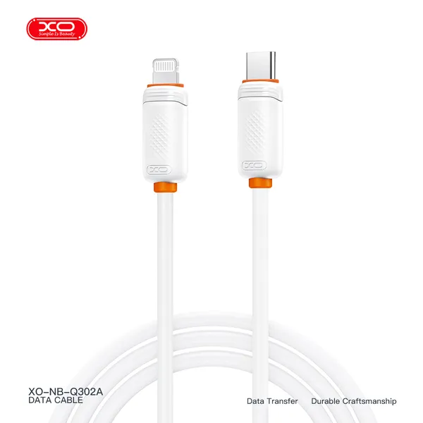 Cáp sạc nhanh XO NB Q302A Công suất 27W Chuẩn PD sạc siêu tốc cho iPhone