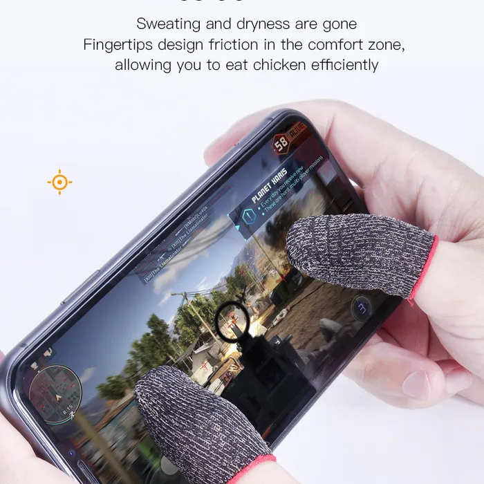 Bao tay chơi game XO ZT1 - Cảm ứng siêu nhạy, chống mồ hôi, bao ngón tay game