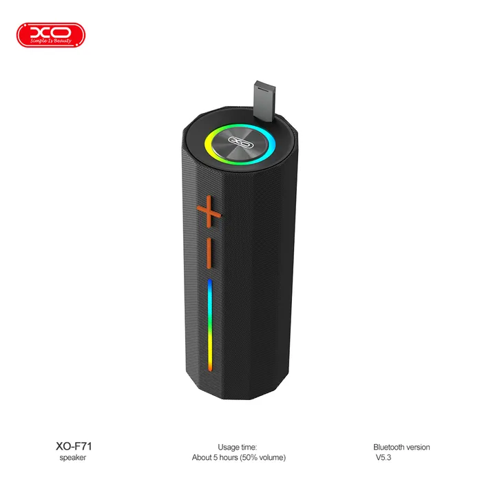 Loa Bluetooth Có Đèn Led XO F71 - Âm Thanh Sống Động, Ánh Sáng Rực Rỡ.