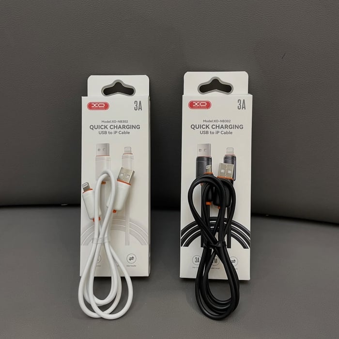 Cáp sạc nhanh 3A XO NB302 Giải pháp sạc và truyền dữ liệu bền bỉ cho mọi smartphone