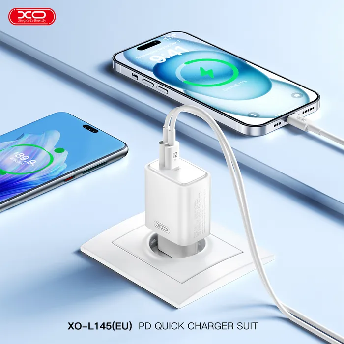 Bộ Sạc Chính Hãng XO L145 - Sạc Nhanh 20W, Nhỏ Gọn, Sức Mạnh Bất Ngờ