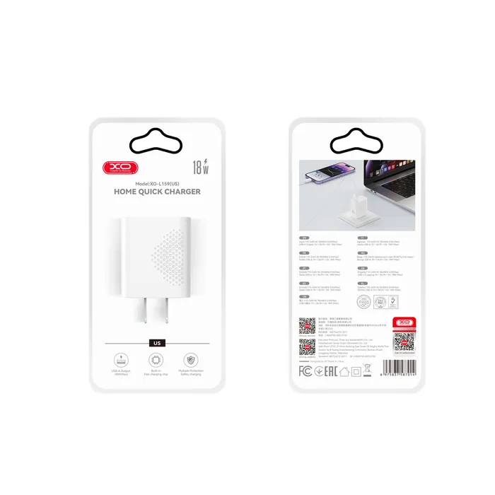 Bộ sạc nhanh XO L159 18W giải pháp sạc an toàn và ổn định cho smartphone