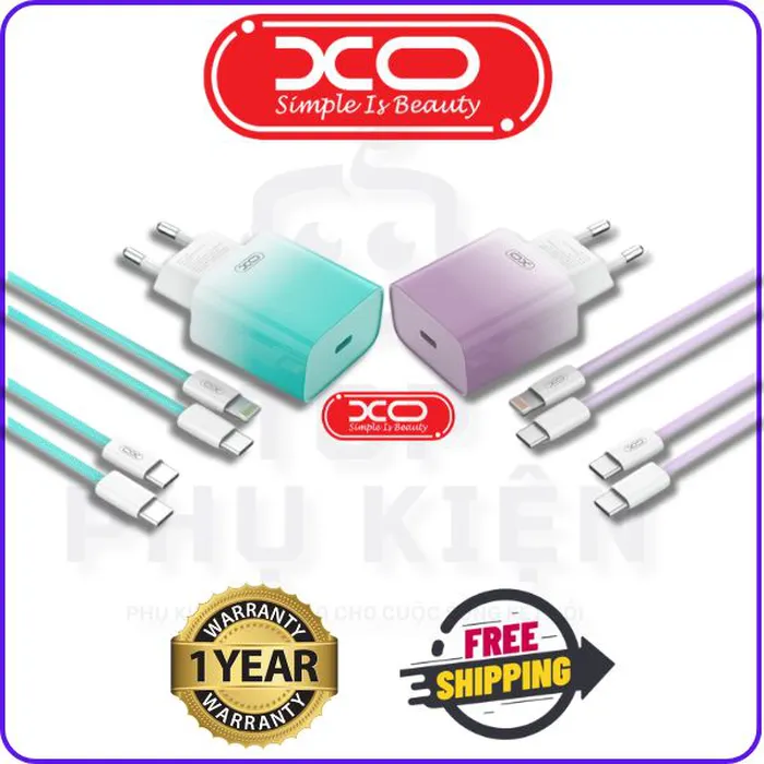 Bộ Sạc Điện Thoại XO CE18 - Vua Sạc Nhanh, Chinh Phục Mọi Giới Hạn