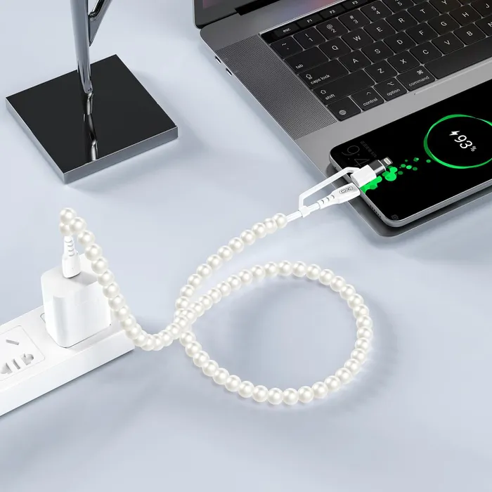 Cáp sạc XO NB Q310 60W 2in1 công nghệ sạc nhanh thông minh cho iPhone và Android