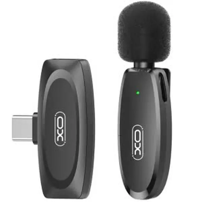 MIC Thu Âm Không Dây XO MKF08 – Đỉnh Cao Công Nghệ Thu Âm Chuyên Nghiệp, Microphone Cài Áo Chân Type C / Lighting