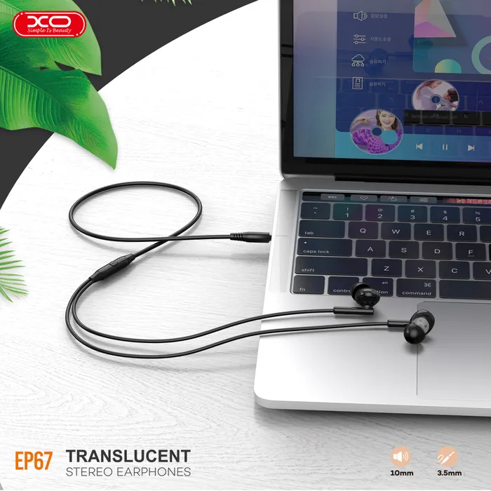 Nghe Nhạc Cực Đã Với Tai Nghe Có Dây Jack 3.5 XO EP67 - Đeo Vào Là Phê Luôn