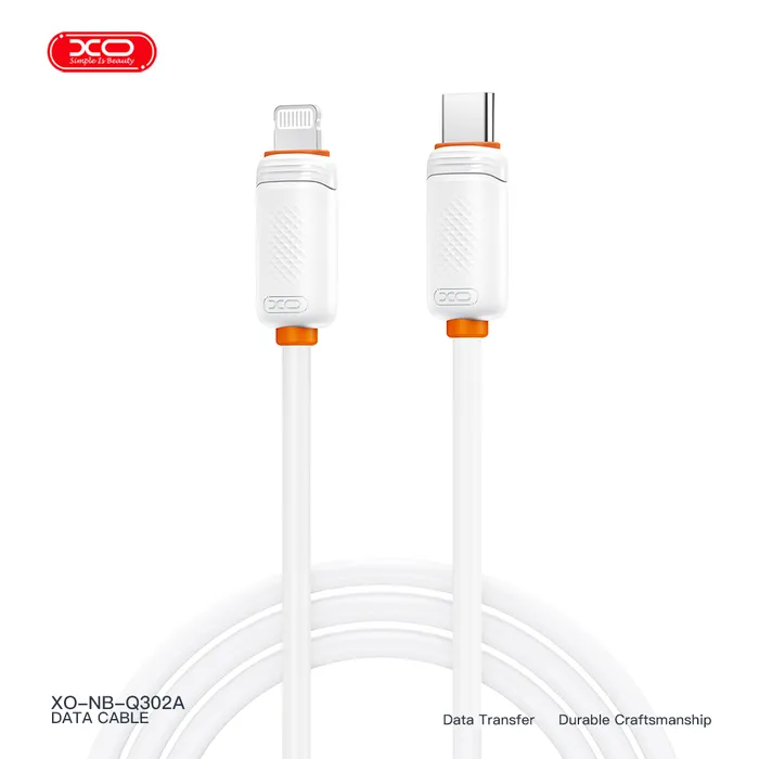 Cáp sạc nhanh XO NB Q302A Công suất 27W Chuẩn PD sạc siêu tốc cho iPhone