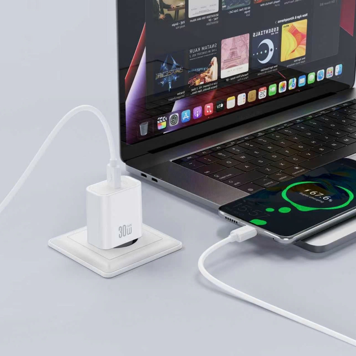 Củ sạc nhanh 30w type c XO CE41 thiết kế siêu nhỏ gọn tương thích mọi dòng máy