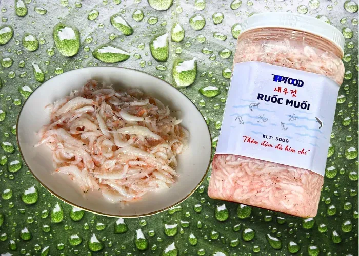 신선한 소금에 절인 아기 새우 생산 공정