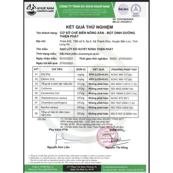 Gạo Lứt Huyết Rồng Thiện Phát - 1kg