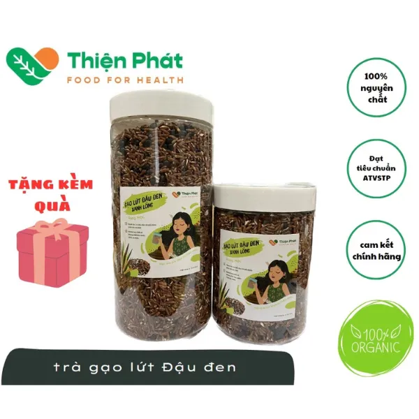 TRÀ GẠO LỨC ĐẬU ĐEN XANH LÒNG RANG MỘC THIỆN PHÁT