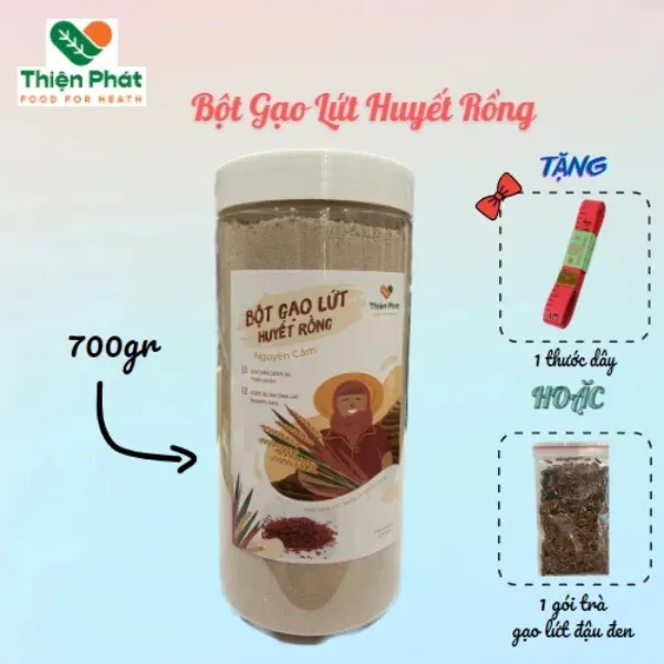 Bột Gạo Lứt Huyết Rồng Nguyên Chất Thiện Phát – 700gr