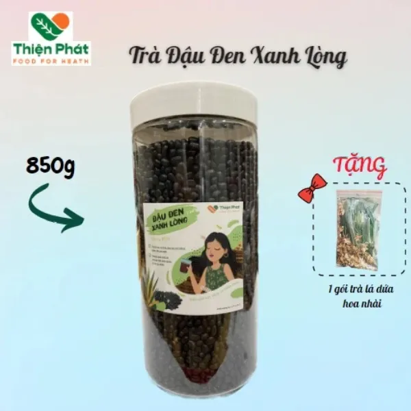 Đậu đen xanh lòng rang túi 1KG