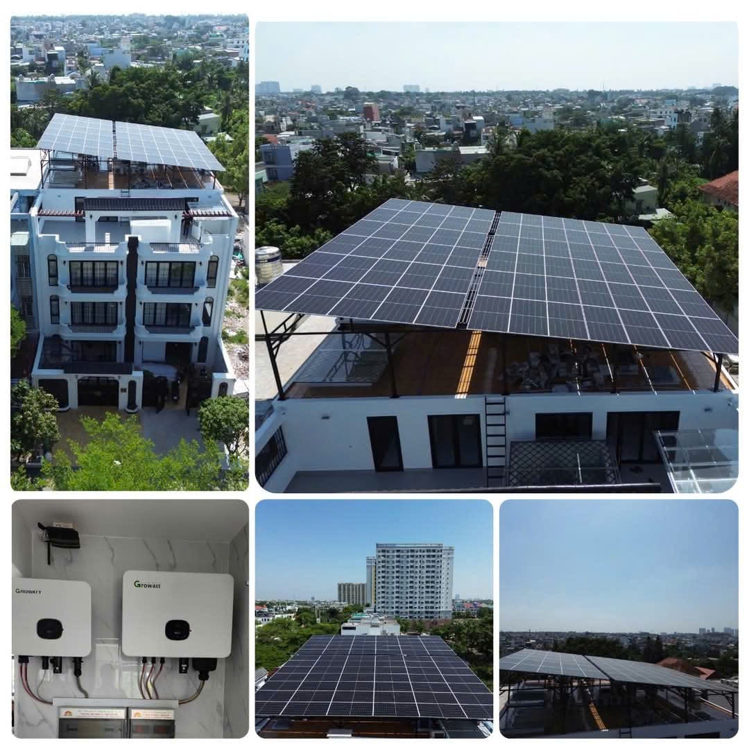 dự án nhà xưởng 50kwp - bám tải