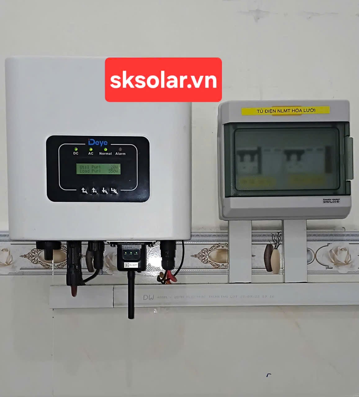 dự án nhà xưởng 3kwp - bám tải