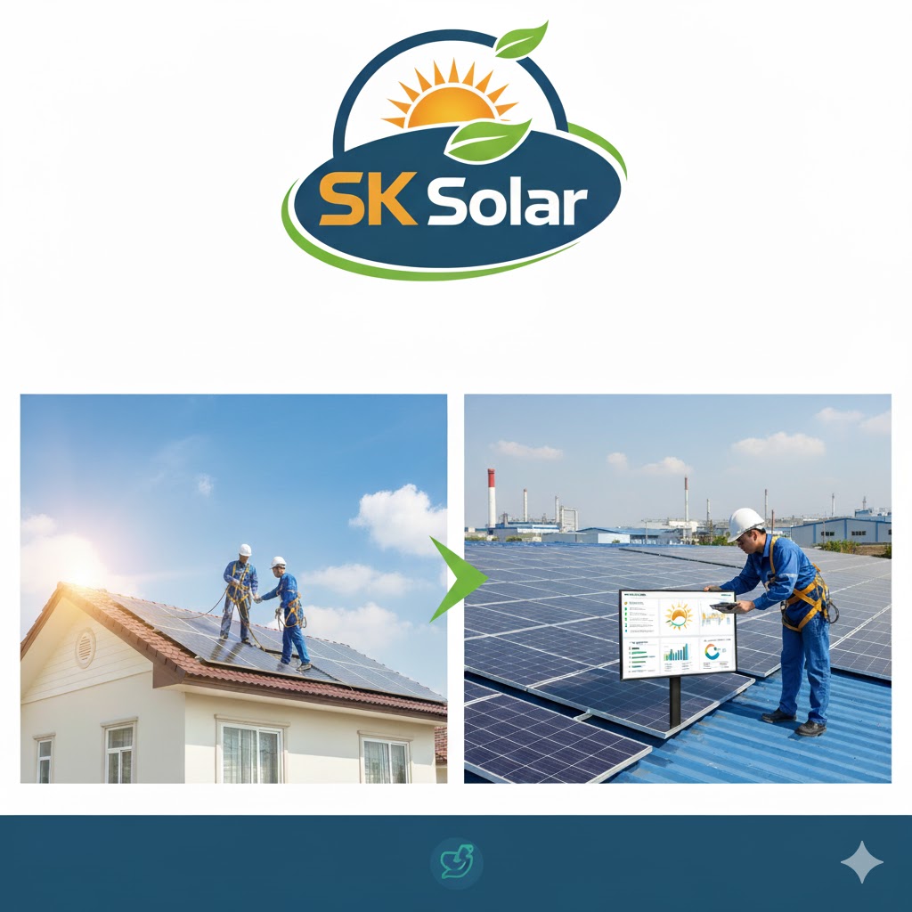 DỊCH VỤ ĐIỆN MẶT TRỜI SK SOLAR - GIẢI PHÁP NĂNG LƯỢNG SẠCH, UY TÍN & TRỌN GÓI DỊCH VỤ ĐIỆN MẶT TRỜI SK SOLAR - GIẢI PHÁP NĂNG LƯỢNG SẠCH, UY TÍN & TRỌN GÓI