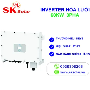 Inverter Hòa Lưới Deye 60kW 3 Pha - SUN-60K-G04