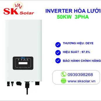 Inverter Hòa Lưới Deye 50kW 3 Pha - SUN-50K-G04