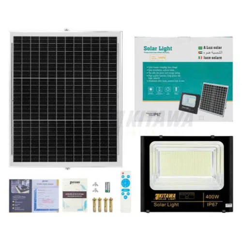 Đèn Pha Năng Lượng Mặt Trời Kitawa 400W Siêu Sáng - DP1400
