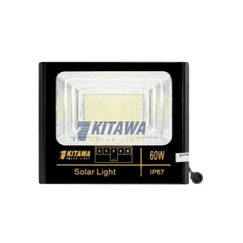 Đèn Pha Năng Lượng Mặt Trời Kitawa 60W IP67 DP160