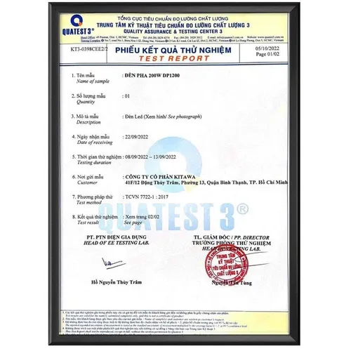 Đèn Pha Năng Lượng Mặt Trời 40W Kitawa DP140